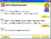 Easy-to-Use PDF to Word Converter Screenshot