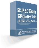 Screenshot of EPractize Labs SCJP 5.0 Exam Preparation Kit/Simulator - Enterprise Edition