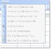Screenshot of Excel Add, Subtract, Multiply, Divide All Cells Software