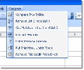 Excel Compare Data in Two Tables Software Screenshot