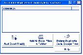 Excel Delete Duplicate Cells In Multiple Files Software Screenshot