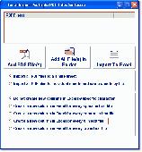 Screenshot of Excel Import Multiple PDF Files Software