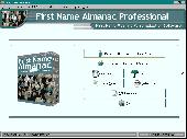 Screenshot of First Name Almanac