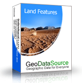 Screenshot of GeoDataSource World Land Features Database (Premium Edition)