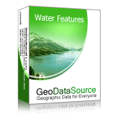 Screenshot of GeoDataSource World Water Features Database (Basic Edition)