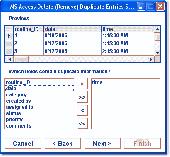 Screenshot of MS Access Delete (Remove) Duplicate Entries Software