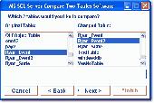 MS SQL Server Compare Two Tables Software Screenshot