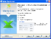Screenshot of Tables Transformer for Excel