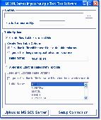 Screenshot of MS SQL Server Import Multiple Text Files Software