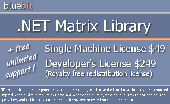 .NET Matrix Library Screenshot