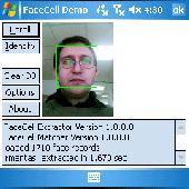 Screenshot of FaceCell EDK Trial