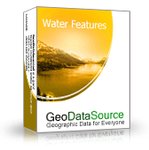 Screenshot of GeoDataSource World Water Features Database (Gold Edition)