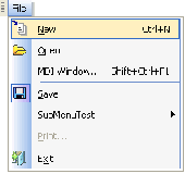 Office XP and .NET Style ActiveX Menu Control Screenshot