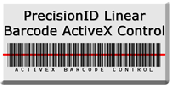 Screenshot of PrecisionID Barcode ActiveX Control