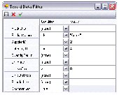 Screenshot of Teroid Data Filter