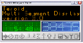 Teroid Multi Segment Display Screenshot
