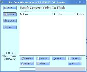 Screenshot of Ultra Video To Flash Converter Component