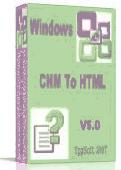 Screenshot of Windows CHM To HTML