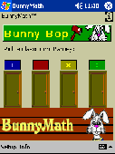 Screenshot of BunnyMath (For PocketPC)
