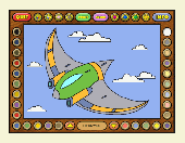 Screenshot of Coloring Book 12: Things that Fly