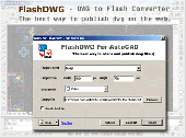Screenshot of AutoCAD to Flash Converter