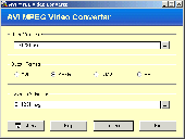 Screenshot of AVI MPEG Video Converter