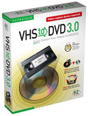 Screenshot of honestech VHS to DVD