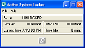 Screenshot of Active System Locker