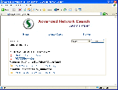 Advanced Network Search Screenshot