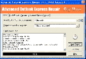 Advanced Outlook Express Repair Screenshot