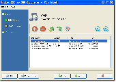 Screenshot of Aleo MP3 to SWF Converter