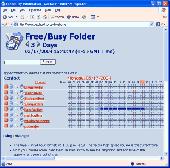 Free-Busy Folder Screenshot