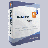 Screenshot of Web2RSS Proxy
