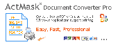 Screenshot of ActMask Document Converter Pro