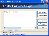 Screenshot of Folder Password Expert USB