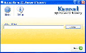 Screenshot of Kernel SQL Password Recovery