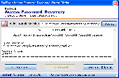 MDB Password Recovery Screenshot
