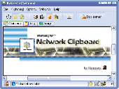 Screenshot of Network Clipboard and Viewer