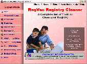 RegVac Registry Cleaner Screenshot