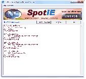 Screenshot of SpotIE Password Recovery