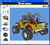Screenshot of 3D Kit Builder (Extreme 4x4)