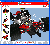 Screenshot of 3D Kit Builder (F1 Racecar)