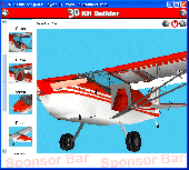 Screenshot of 3D Kit Builder (RANS Coyote II)