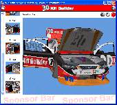 3D Kit Builder (V8 Racecar 2) Screenshot