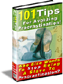 Screenshot of 101 Tips For Avoiding Procrastination