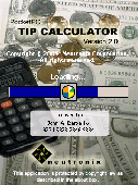 PocketPC Tip Calculator Screenshot