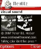 The vOICe MIDlet for Mobile Camera Phone Screenshot
