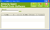 Screenshot of Almeria Spain Postal Code Software