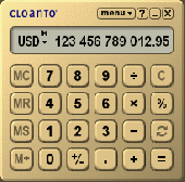Screenshot of Euro Calculator