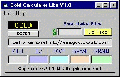 Screenshot of Gold Calculator Lite